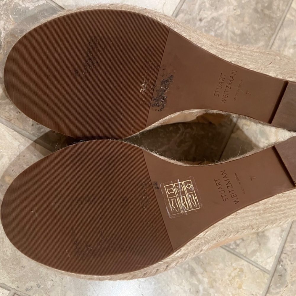 Stuart Weitzman Tan Wedge Slide - image 4